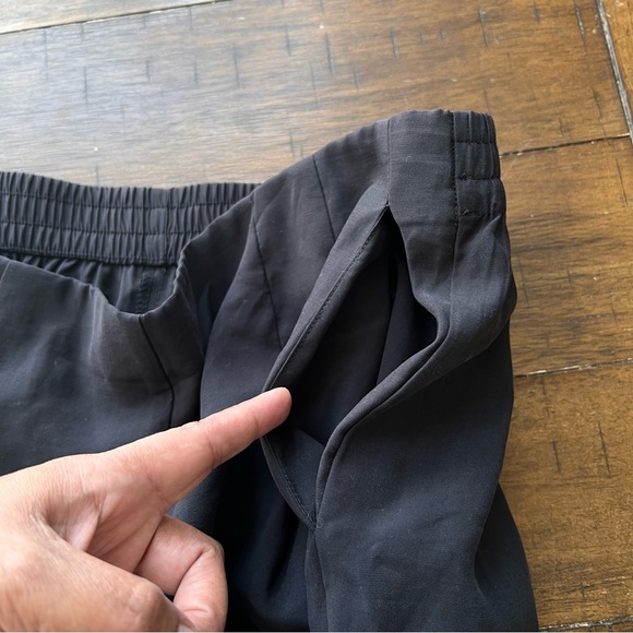 Zara black wide-leg pull-on trouser pants size S - Picture 8 of 13